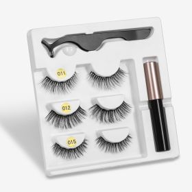 A Pair Of False Eyelashes With Magnets In Fashion (Option: 5PC Mixed H)