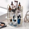 360¬∞ Rotating Makeup Organizer - DIY Adjustable Carousel Spinning Holder Rack - Large Capacity Cosmetic Storage Box